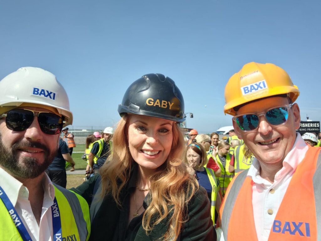 Baxi team supporting the BBC DIY SOS home adaptation project